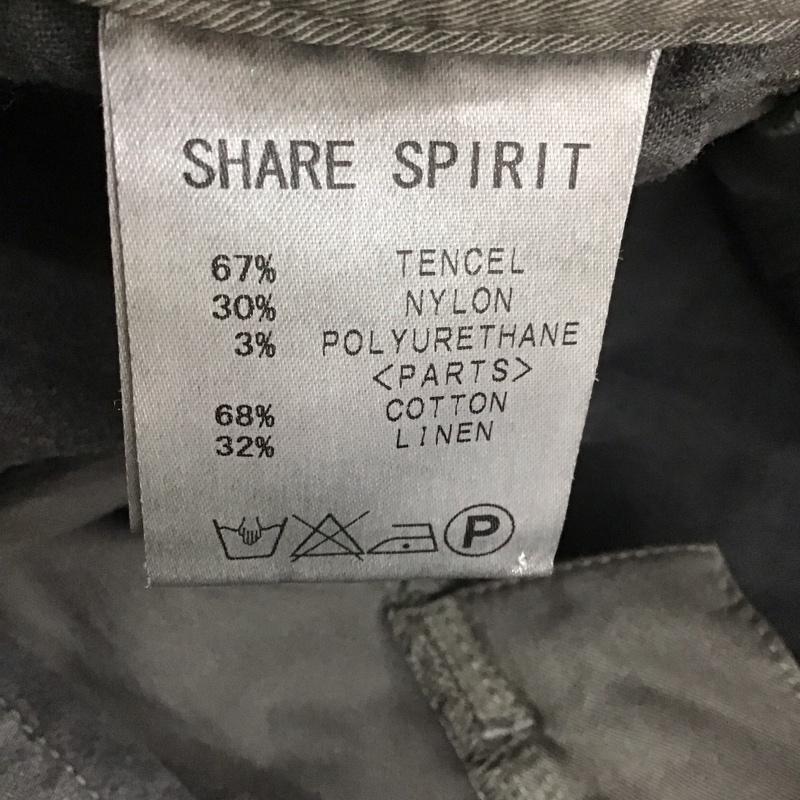 シェアースピリット SHARE SPIRIT パンツ ショートパンツ HFS1206 ハーフパンツ 44 無地 チャコールグレー / チャコールグレー /  メンズ USED 古着 中古 10111875