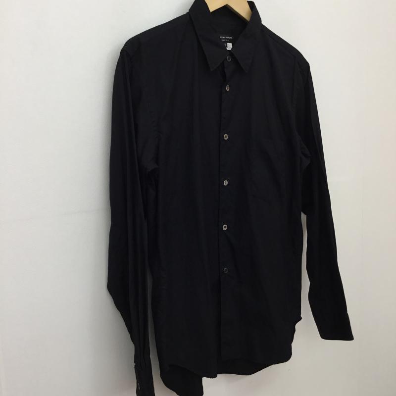 コムデギャルソンオムプリュス COMME des GARCONS HOME PLUS シャツ、ブラウス 長袖 PZ-B001 S 無地 黒 / ブラック /  メンズ USED 古着 中古 10124457