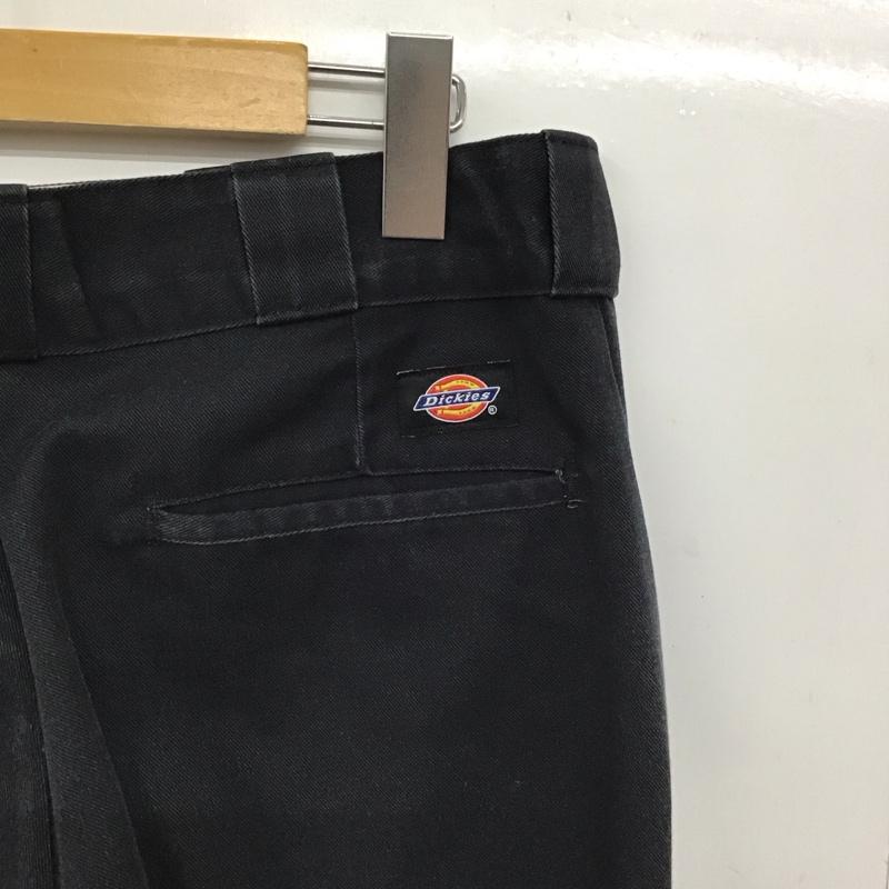 ディッキーズ Dickies パンツ ワークパンツ、ペインターパンツ ワークパンツ ワイドパンツ カジュアルパンツ 34 無地 黒 / ブラック /  メンズ USED 古着 中古 10150377
