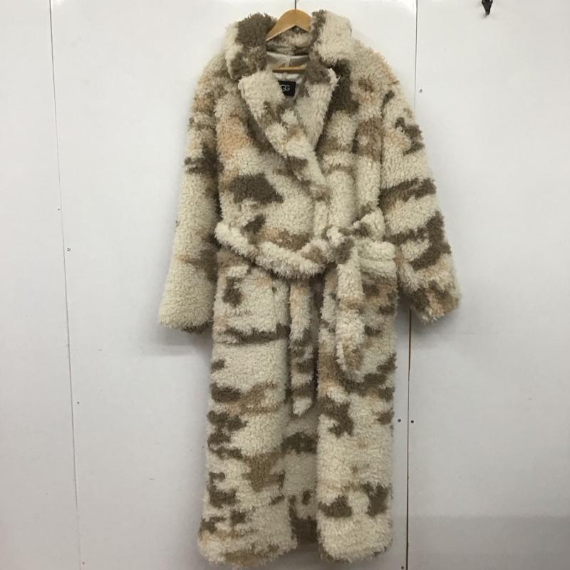 アグ UGG コート コート一般 1158693 フェイクファー Alesandra Faux Fur Coat Nov ロング丈  マルチカラー / マルチカラー /  レディース USED 古着 中古 10146515