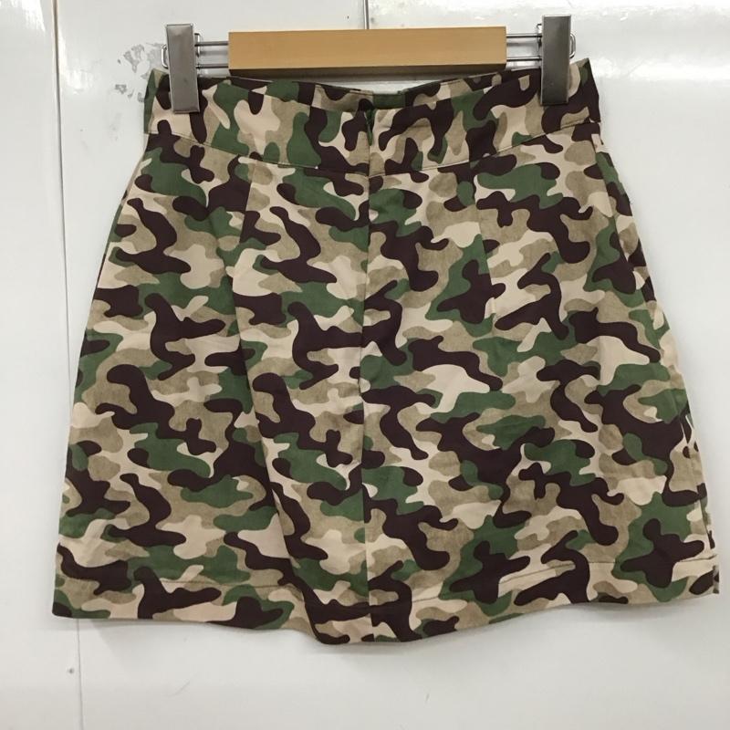 ザラ ZARA パンツ キュロット XS カモフラージュ柄・迷彩 マルチカラー / マルチカラー /  レディース USED 古着 中古 10129302