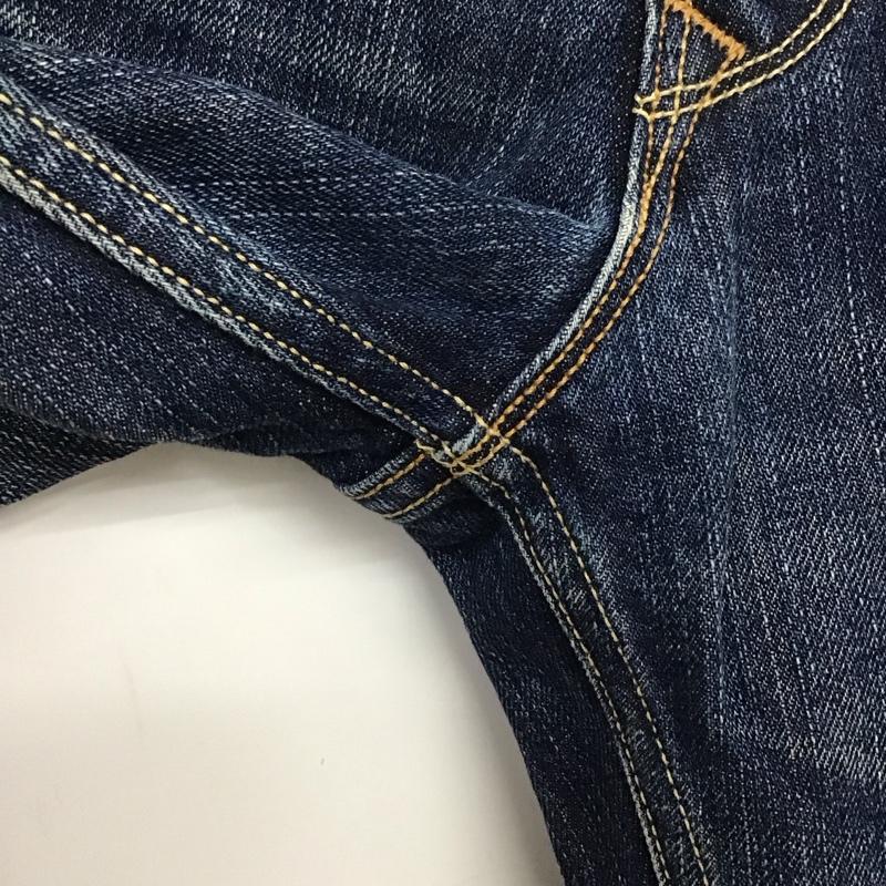 リーバイストラウスアンドコー Levi Strauss & co. パンツ デニム、ジーンズ デニムパンツ ワイドパンツ カジュアルパンツ 33インチ 無地 インディゴ / インディゴ /  メンズ USED 古着 中古 10150043