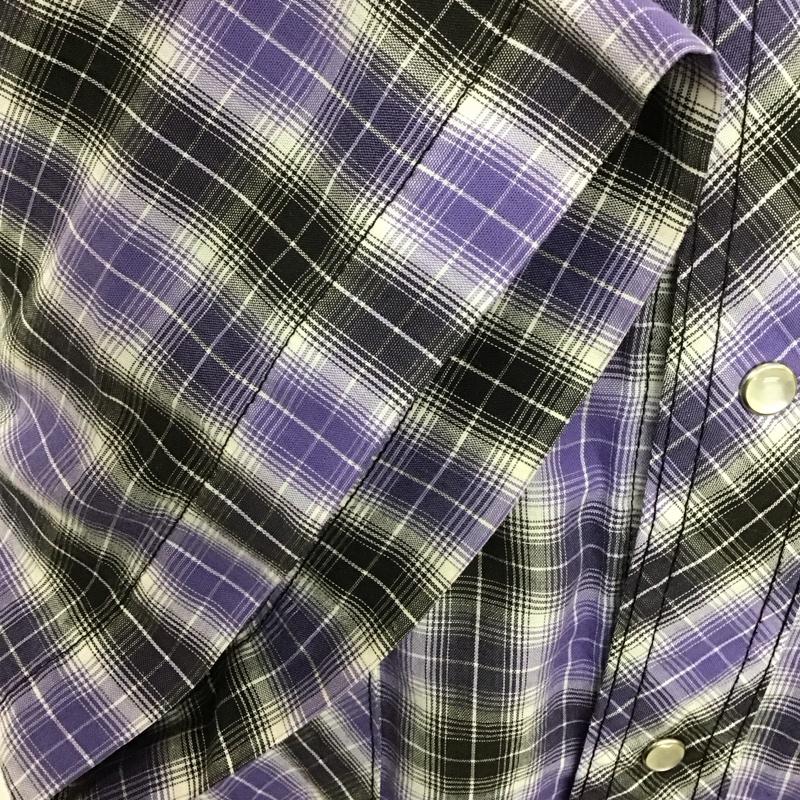 ラングラー Wrangler シャツ、ブラウス 半袖 L チェック マルチカラー / マルチカラー /  メンズ USED 古着 中古 10128317