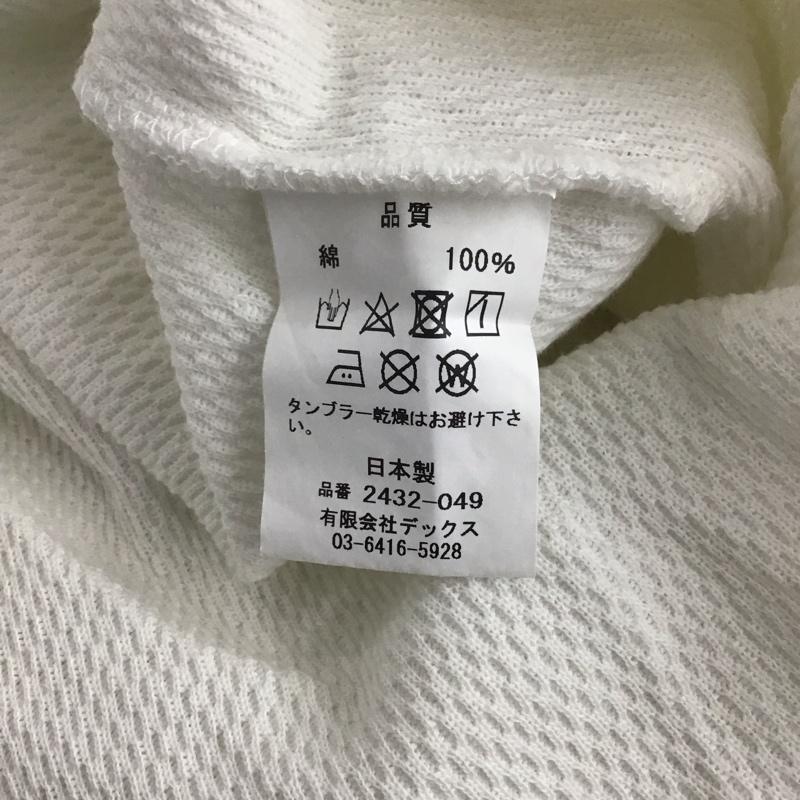 マージン Magine カットソー 長袖 長袖カットソー 無地カットソー クルーネック 48 無地 白 / ホワイト /  メンズ USED 古着 中古 10143455