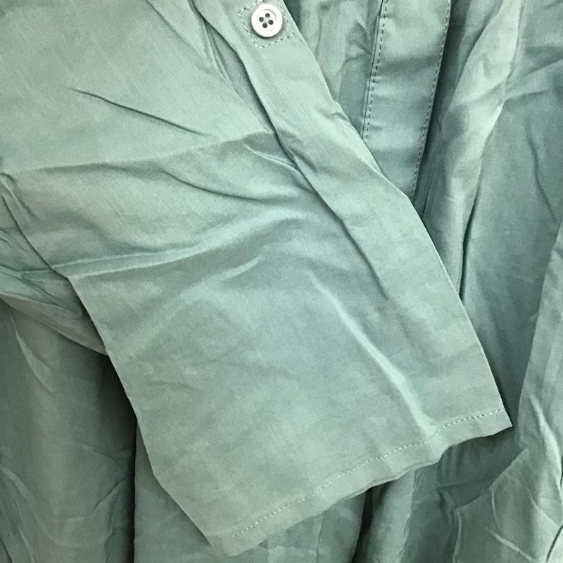 アイテムズ アーバンリサーチ ITEMS URBAN RESEARCH ワンピース ロングスカート IT06-26R007 コットンボイルワンピース L 無地 青 / ブルー /  レディース USED 古着 中古 10128888