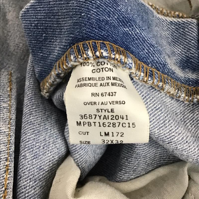 ポロジーンズカンパニー POLO JEANS COMPANY パンツ デニム、ジーンズ デニムパンツ ワイドパンツ カジュアルパンツ 32インチ 無地 インディゴ / インディゴ /  メンズ USED 古着 中古 10132607