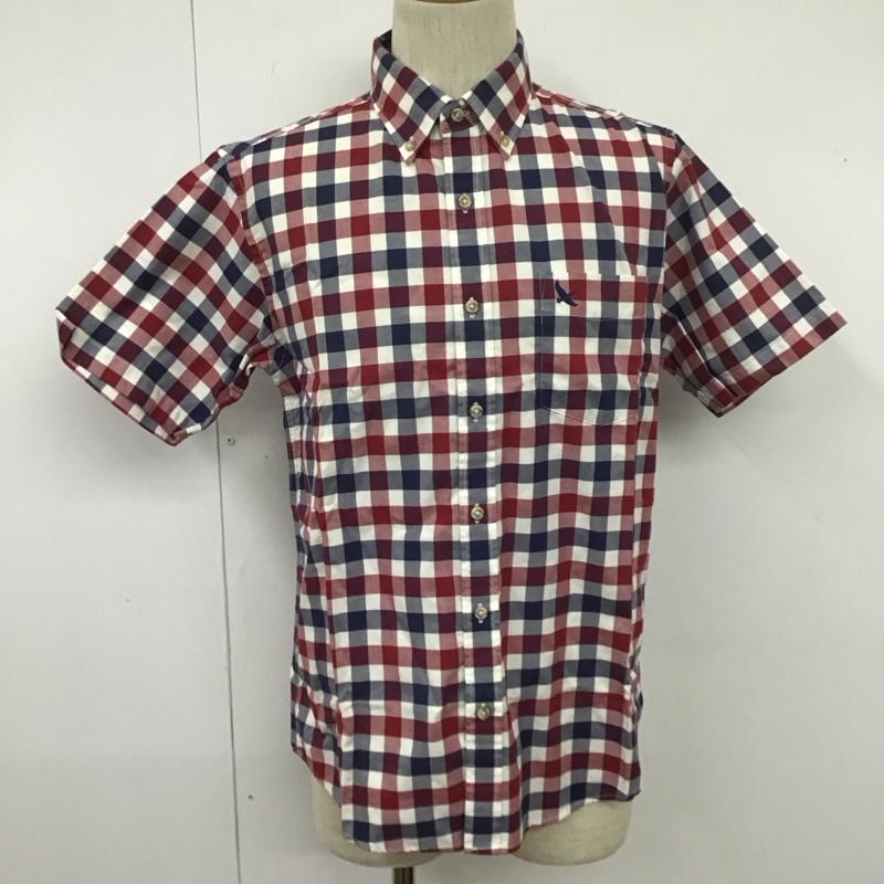 エディーバウアー Eddie Bauer シャツ、ブラウス 半袖 半袖シャツ チェックシャツ ボタンダウンシャツ S チェック マルチカラー / マルチカラー /  メンズ USED 古着 中古 10111119