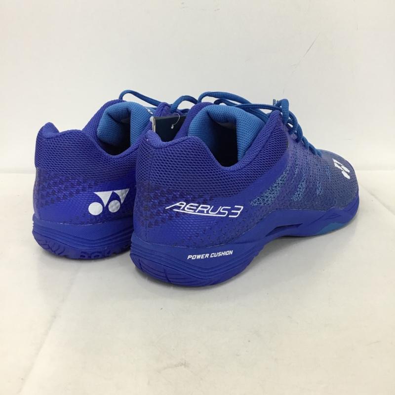 ヨネックス YONEX スニーカー スニーカー SHBA3M パワークッション エアラス3メン バドミントンシューズ 28cm 箱有 28.0cm ロゴ、文字 青 / ブルー /  メンズ USED 古着 中古 10147949