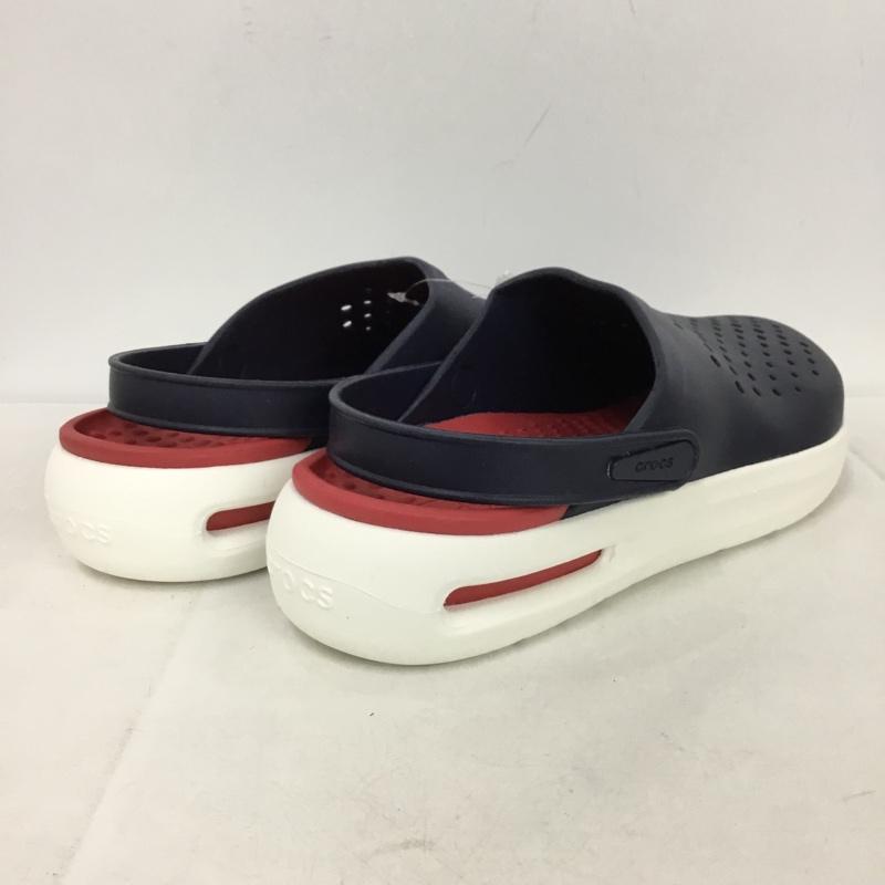 クロックス crocs サンダル サンダル 209964-410 インモーション クロッグ 29cm 29.0cm ロゴ、文字 紺 / ネイビー / X 白 / ホワイト / X 赤 / レッド /  メンズ USED 古着 中古 10147720