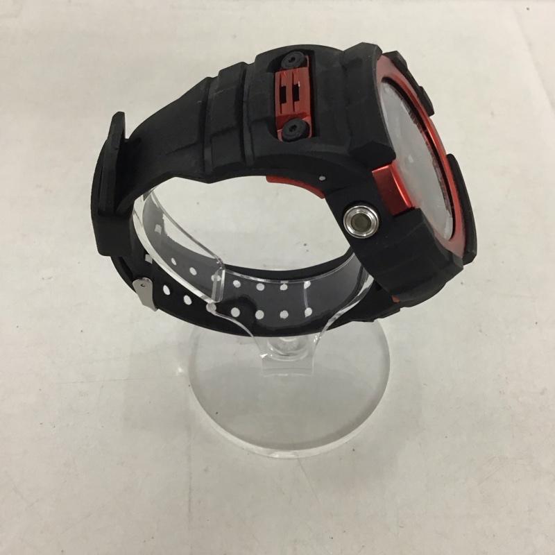 古着 USED 腕時計 デジタル 無地 黒 / ブラック / X 赤 / レッド /  メンズ USED 古着 中古 10134503