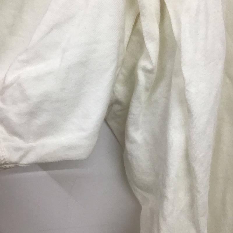 ニコアンド niko and... カットソー 半袖 半袖カットソー 無地Tシャツ ワイドネックカットソー 無地 白 / ホワイト /  レディース USED 古着 中古 10147641