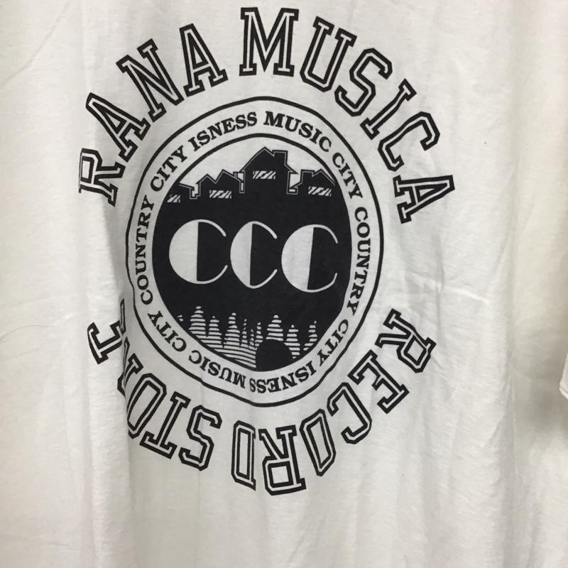 シティー カントリー シティー CITY COUNTRY CITY Tシャツ 半袖 半袖カットソー プリントTシャツ クルーネックカットソー FREE プリント 白 / ホワイト /  メンズ USED 古着 中古 10142641