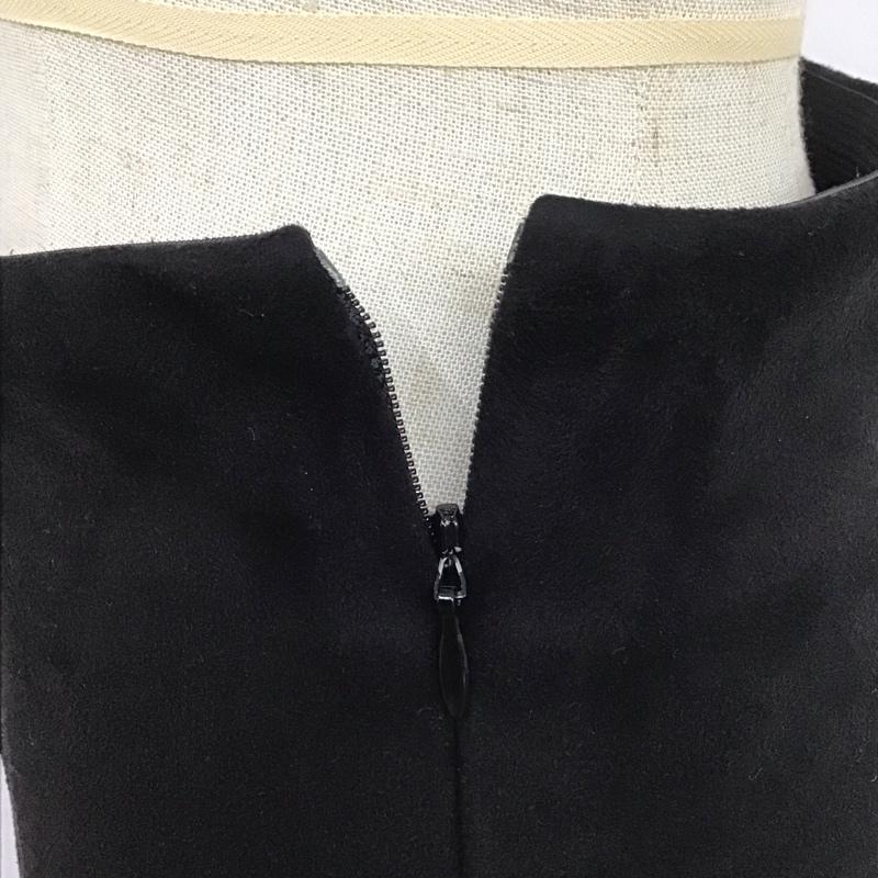 ザラベーシック ZARA BASIC ボトムス ボトムス カジュアルパンツ スリムパンツ ジップアップパンツ ストレッチパンツ S 無地 黒 / ブラック /  レディース USED 古着 中古 10110447