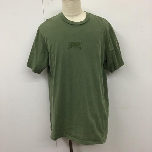 シュプリーム Supreme Tシャツ 半袖 XL 無地 カーキ / カーキ /  メンズ USED 古着 中古 10121765