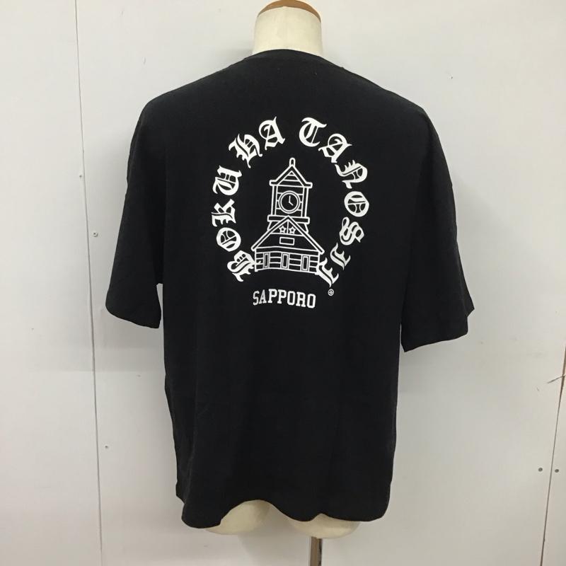 フリークスストア FREAK S STORE Tシャツ 半袖 半袖カットソー プリントTシャツ クルーネックカットソー L ロゴ、文字 黒 / ブラック /  メンズ USED 古着 中古 10113649