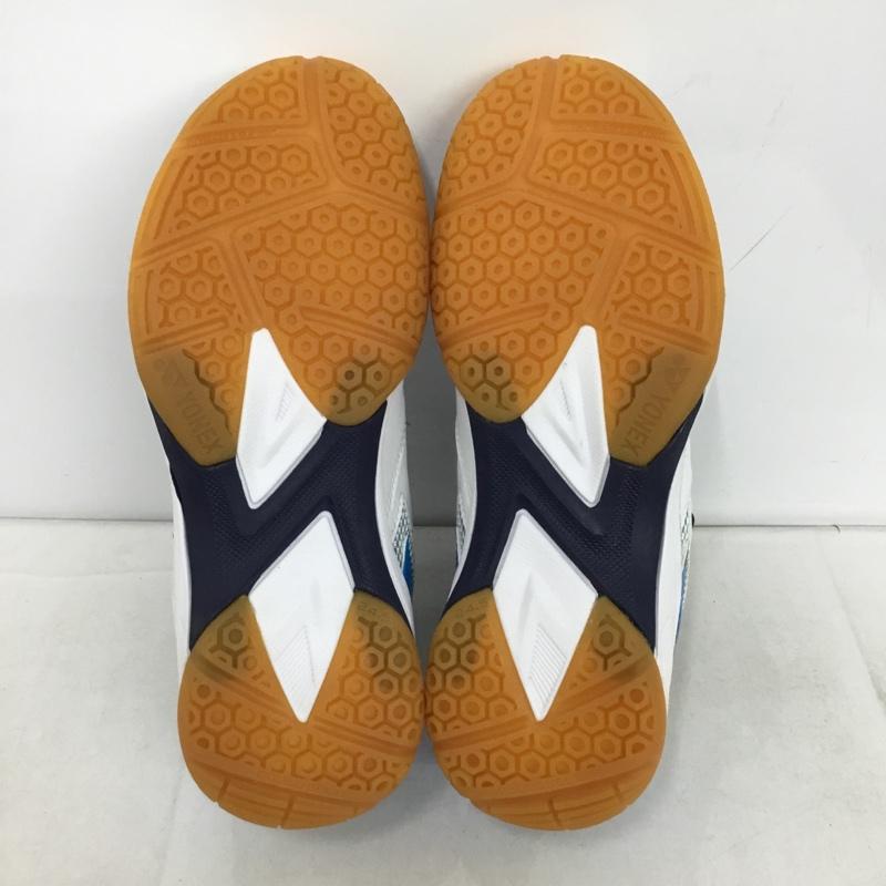 ヨネックス YONEX スニーカー スニーカー SHB769SF パワークッション769SF バドミントンシューズ 24.5cm 箱有 24.5cm ロゴ、文字 白 / ホワイト / X 青 / ブルー / X 紺 / ネイビー /  レディース USED 古着 中古 10147948