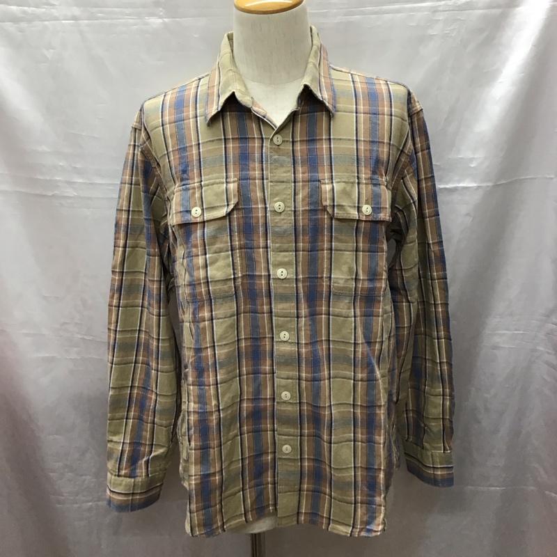 エディーバウアー Eddie Bauer シャツ、ブラウス 長袖 長袖シャツ カラーシャツ ポケットシャツ 長袖カットソー チェックシャツ M チェック マルチカラー / マルチカラー /  メンズ USED 古着 中古 10116279