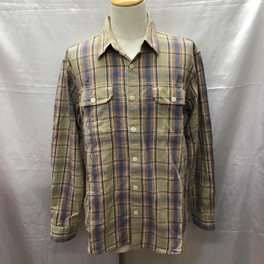 エディーバウアー Eddie Bauer シャツ、ブラウス 長袖 長袖シャツ カラーシャツ ポケットシャツ 長袖カットソー チェックシャツ M チェック マルチカラー / マルチカラー /  メンズ USED 古着 中古 10116279