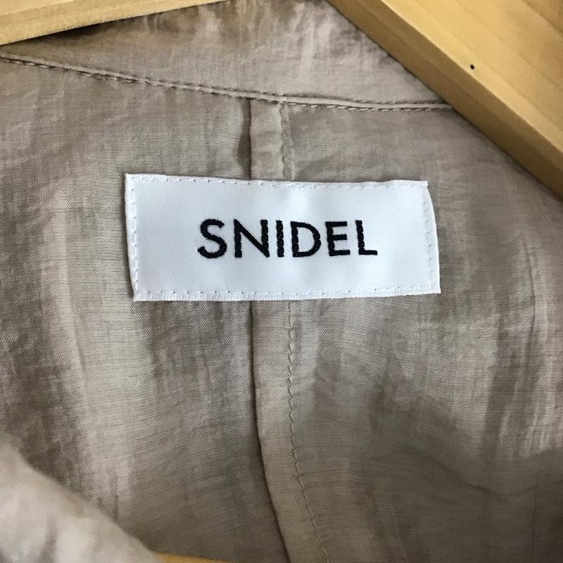 スナイデル SNIDEL コート トレンチコート swfc201006 シアートレンチコート ONE SIZE 無地 ベージュ / ベージュ /  レディース USED 古着 中古 10150649