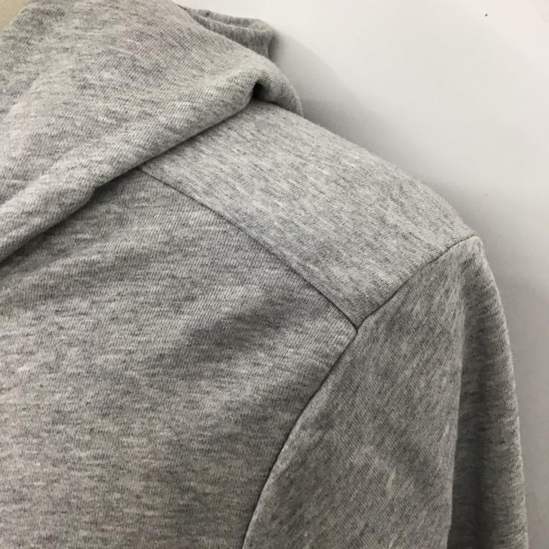 アディダスネオレーベル adidas NEO Label パーカー 長袖 ジップアップ スウェット L ロゴ、文字 灰 / グレー /  メンズ USED 古着 中古 10123286