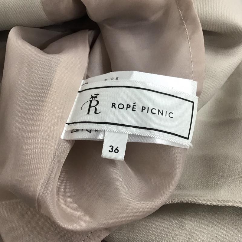 ロペピクニック ROPE  PICNIC ワンピース ロングスカート 36 無地 ベージュ / ベージュ /  レディース USED 古着 中古 10111420