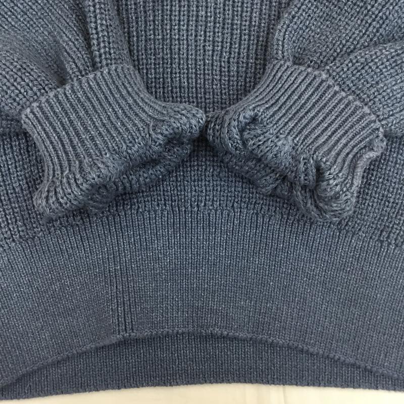 ザラ ZARA ニット、セーター 長袖 M 無地 青 / ブルー /  レディース USED 古着 中古 10142213