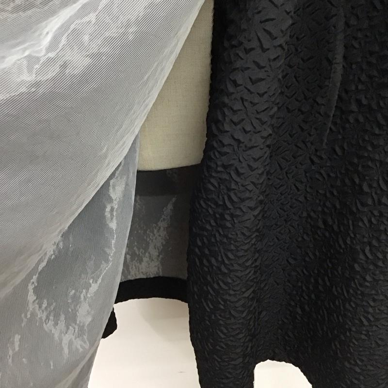 フリークスストア FREAK S STORE ワンピース ひざ丈スカート 1113248903230 フクレジャガードパフスリーブリボンミニワンピース 半袖 FREE  黒 / ブラック /  レディース USED 古着 中古 10120745