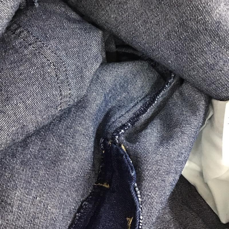 エヘカソポ ehka sopo パンツ デニム、ジーンズ 1405807 ワイドパンツ FREE 無地 インディゴ / インディゴ /  レディース USED 古着 中古 10107950