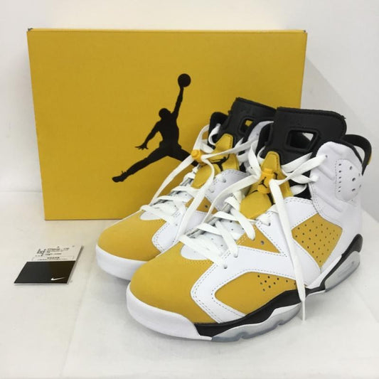 ナイキ NIKE スニーカー スニーカー CT8529-170 AIR JORDAN 6 RETRO 28cm 箱有 28.0cm ロゴ、文字 白 / ホワイト / X 黒 / ブラック / X 黄 / イエロー /  メンズ USED 古着 中古 10129909