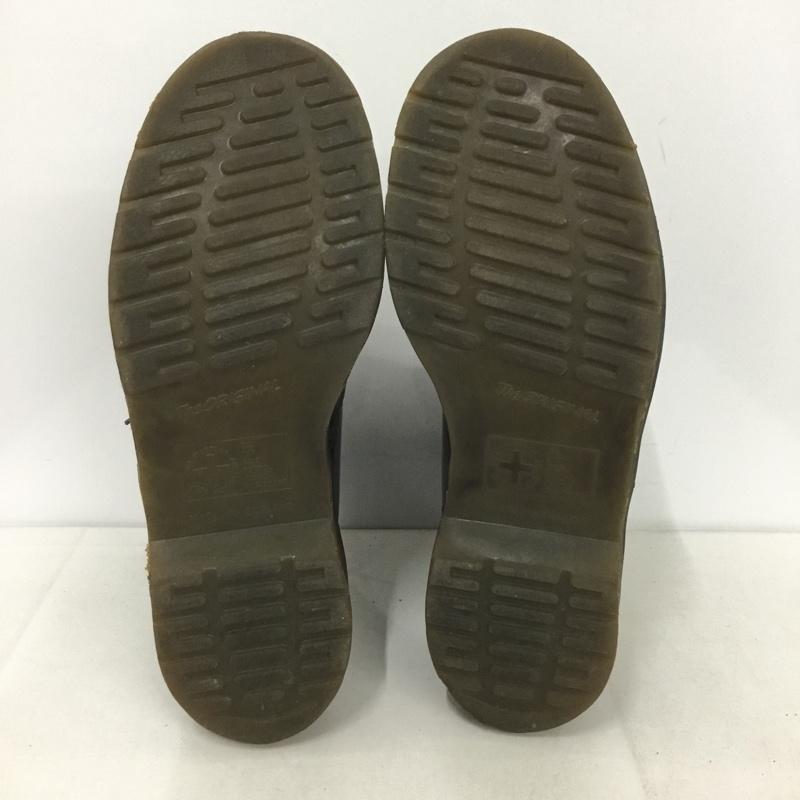 ドクターマーチン Dr.Martens ブーツ ショートブーツ 1460 8 ホールブーツ 7.5 イングランド製 無地 黒 / ブラック /  メンズ USED 古着 中古 10141577