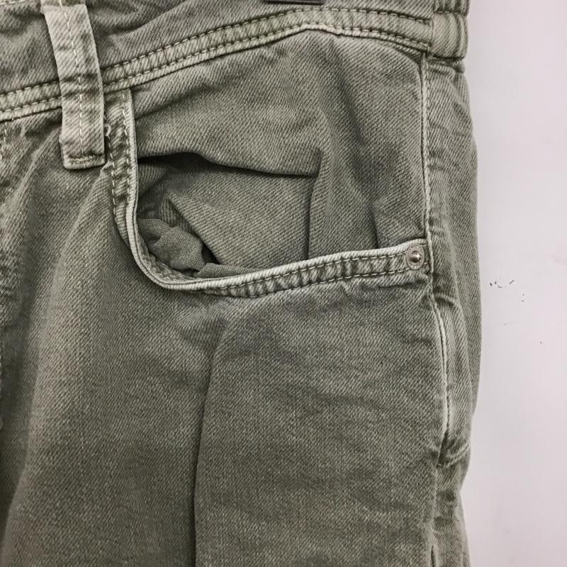 ザラ ZARA パンツ デニム、ジーンズ S 無地 カーキ / カーキ /  レディース USED 古着 中古 10150533