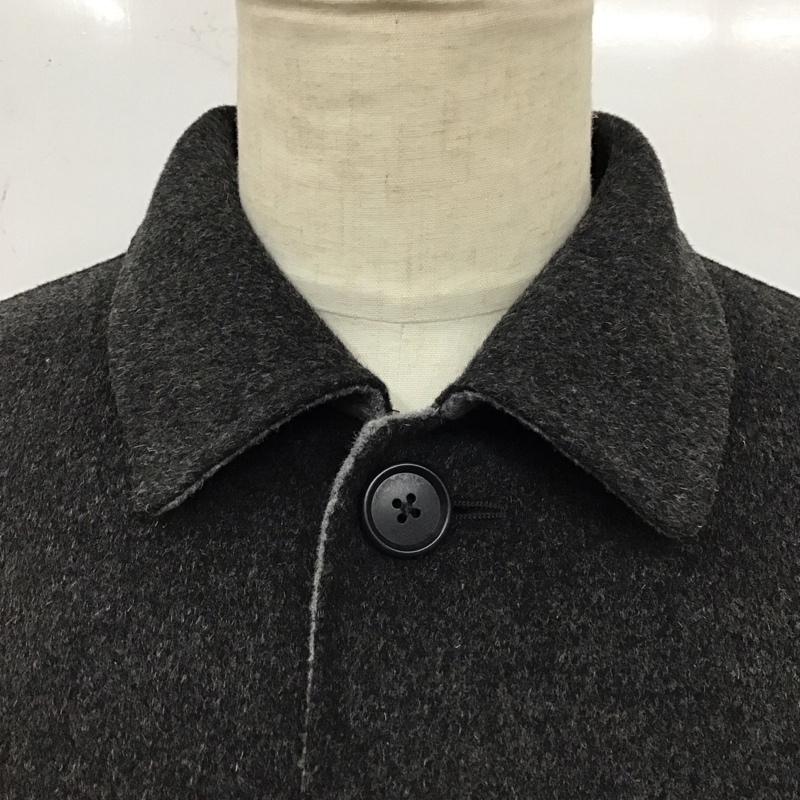 アダムエロペ ADAM ET ROPE  コート コート一般 GMO-1608-B ロング丈 M 無地 ダークグレー / ダークグレー /  メンズ USED 古着 中古 10118814