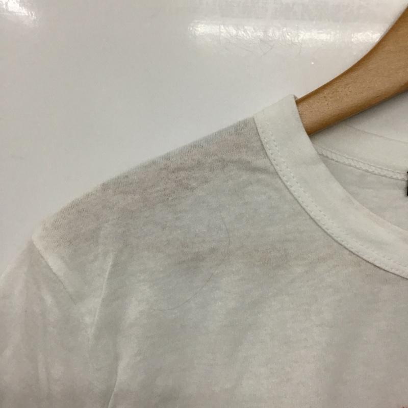 ザラ ZARA Tシャツ 半袖 5643 420 024 クルーネック 虹 タグ付き M ロゴ、文字 白 / ホワイト /  レディース USED 古着 中古 10144685