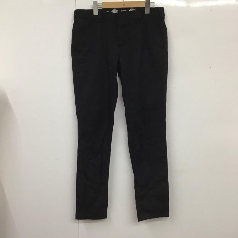 ディッキーズ Dickies パンツ ワークパンツ、ペインターパンツ ワークパンツ ワイドパンツ カジュアルパンツ L 無地 黒 / ブラック /  メンズ USED 古着 中古 10112494