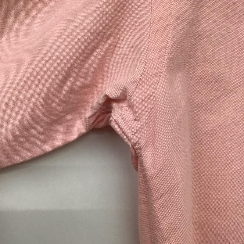 ラルフローレン RALPHLAUREN シャツ、ブラウス 長袖 長袖シャツ 無地シャツ カラーシャツ ボタンダウンシャツ ロゴ、文字 桃 / ピンク /  メンズ USED 古着 中古 10136190