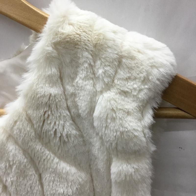 ザラ ZARA ベスト ベスト 160cm 無地 白 / ホワイト /  ガールズ USED 古着 中古 10110568