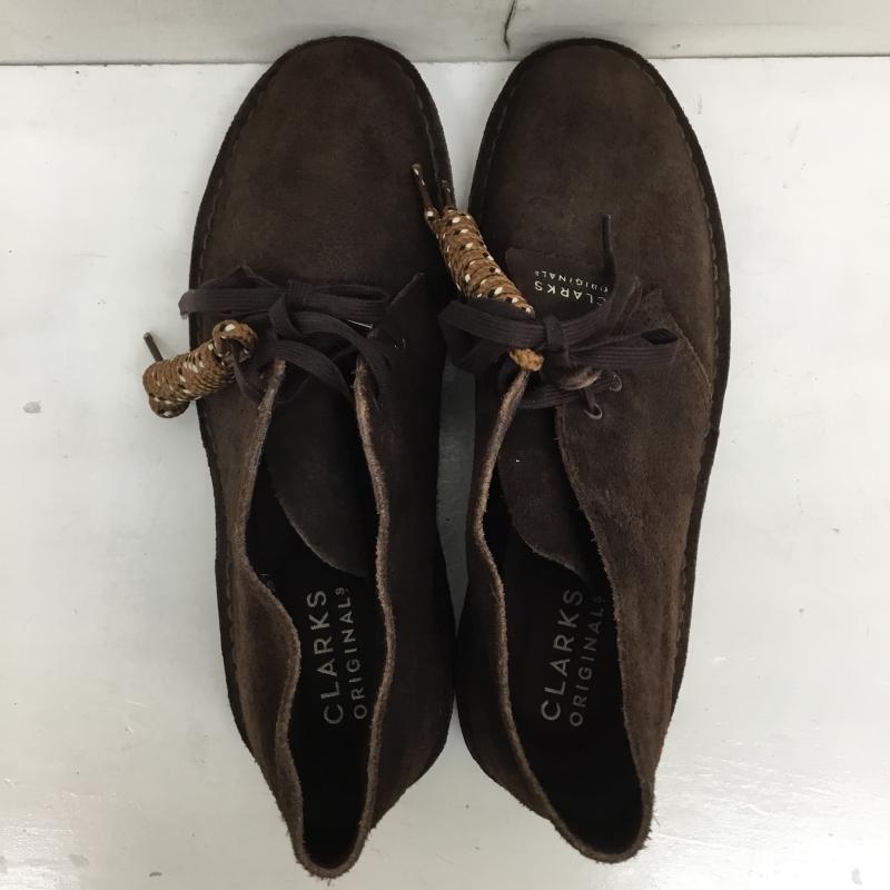 クラークス Clarks ブーツ ブーティ クラークス　デザートブーツ US：10.5 無地 茶 / ブラウン /  メンズ USED 古着 中古 10122726