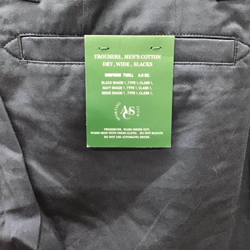 レリューム relume パンツ スラックス カジュアルパンツ ワークパンツ ワイドパンツ センタータックパンツ L 無地 紺 / ネイビー /  メンズ USED 古着 中古 10113899