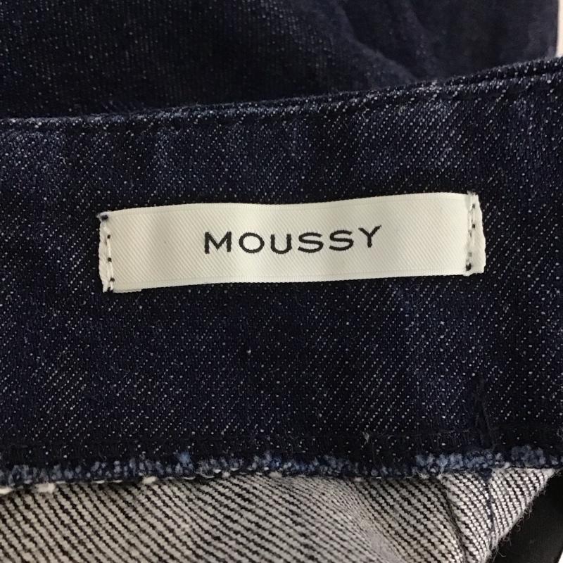 マウジー MOUSSY スカート ひざ丈スカート 0107ac12-5990 ハイウエストデニムスカート 2 無地 インディゴ / インディゴ /  レディース USED 古着 中古 10143496