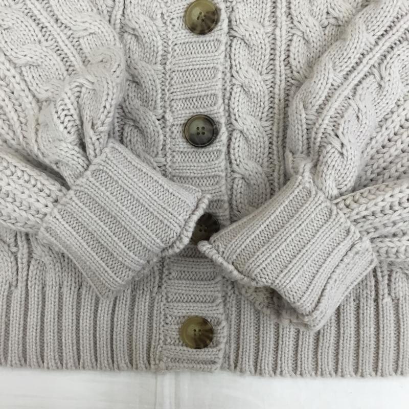 ダブルクローゼット w closet カーディガン 長袖 FREE  ベージュ / ベージュ / X 桃 / ピンク /  レディース USED 古着 中古 10142551