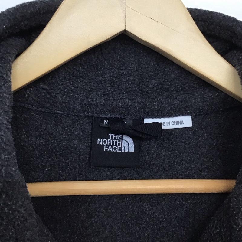 ザノースフェイス THE NORTH FACE ジャケット、上着 ジャケット、ブレザー na-3295 フリースジャケット スタンドネック アウター L ロゴ、文字 灰 / グレー /  メンズ USED 古着 中古 10133267
