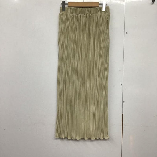 ローリーズファーム LOWRYS FARM スカート ロングスカート FREE 無地 ベージュ / ベージュ /  レディース USED 古着 中古 10142913