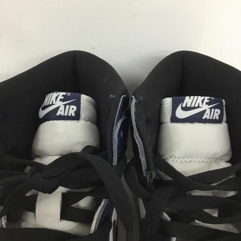 ナイキ NIKE スニーカー スニーカー DZ5485-401 AIR JORDAN 1 RETRO HIGH 28cm 箱有 28.0cm ロゴ、文字 白 / ホワイト / X 紺 / ネイビー / X 黒 / ブラック /  メンズ USED 古着 中古 10129907