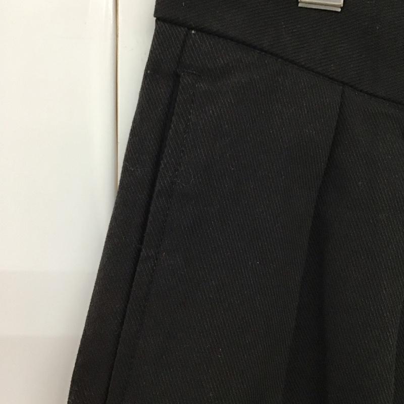 マコバ MACOBER パンツ チノパン ワークパンツ ワイドパンツ カジュアルパンツ チノパン M 無地 黒 / ブラック /  メンズ USED 古着 中古 10117337