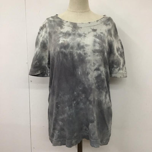 ザラ ZARA Tシャツ 半袖 クルーネック タイダイ M 総柄 灰 / グレー /  レディース USED 古着 中古 10114106
