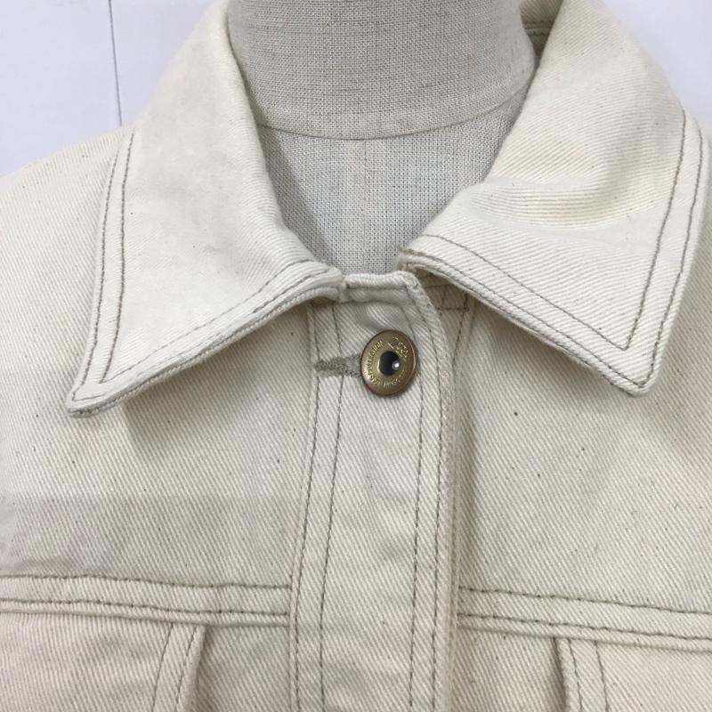 ザラ ZARA ジャケット、上着 ジャケット、ブレザー M 無地 アイボリー / アイボリー /  レディース USED 古着 中古 10124902