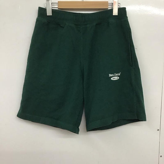 ベンデイビス BEN DAVIS パンツ ショートパンツ ショートパンツ ハーフパンツ カジュアルパンツ S ロゴ、文字 緑 / グリーン /  メンズ USED 古着 中古 10133655