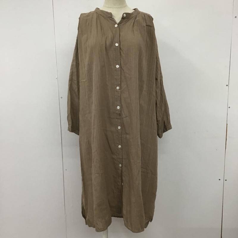 スタディオクリップ studio CLIP ワンピース ロングスカート L 無地 茶 / ブラウン /  レディース USED 古着 中古 10106189