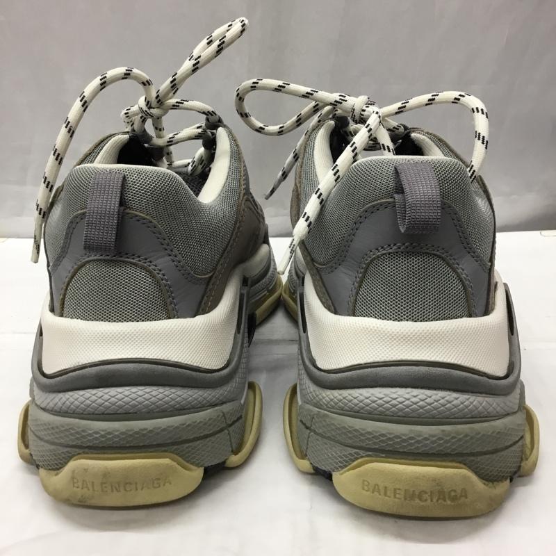 バレンシアガ BALENCIAGA スニーカー スニーカー 536737 TRIPLE S 27cm 27.0cm ロゴ、文字 白 / ホワイト / X 灰 / グレー /  メンズ USED 古着 中古 10121833