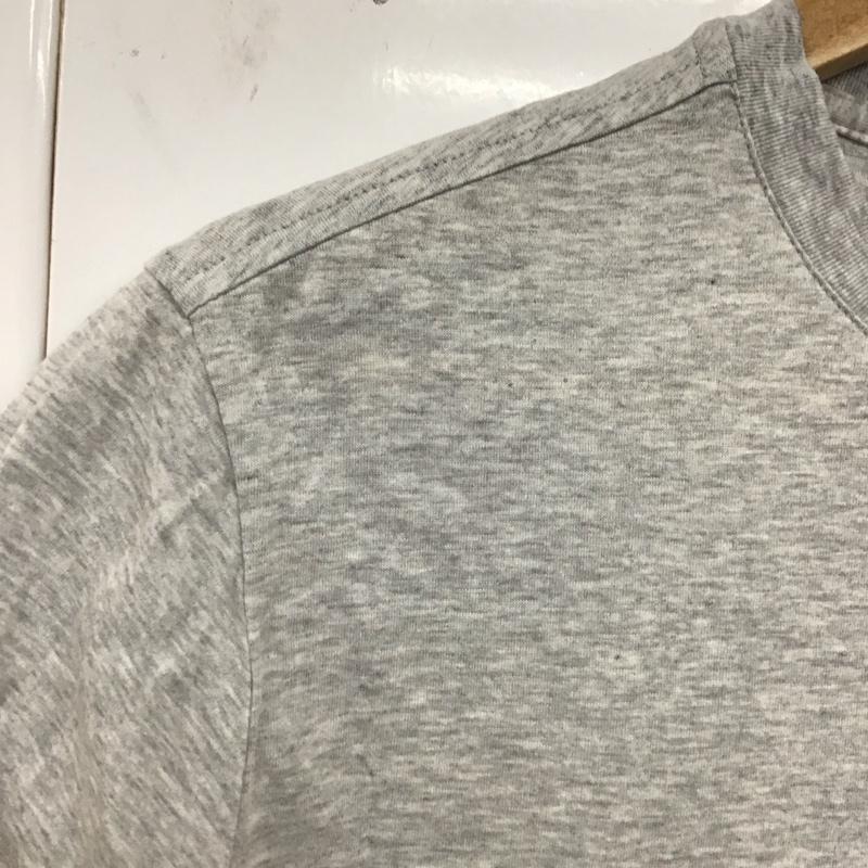 ラコステ LACOSTE Tシャツ 半袖 半袖カットソー プリントTシャツ クルーネックカットソー 3 ロゴ、文字 灰 / グレー /  メンズ USED 古着 中古 10128727